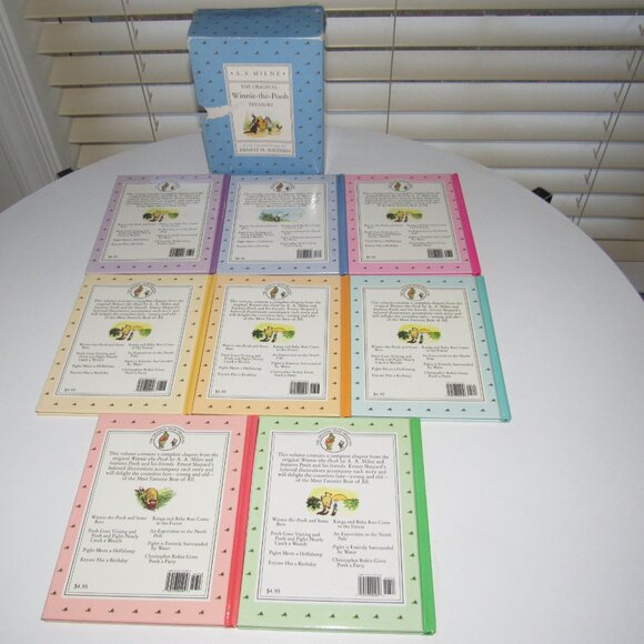 The Original Winnie-the-Pooh Treasury Boxed Set 8 Hardcover Books by A.A. Milne - Picture 2 of 4